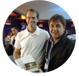 Luca Bottazzi with Stefan Edberg